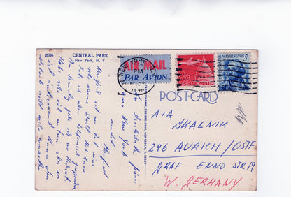 Ansichtskarte Central Park / New York / USA