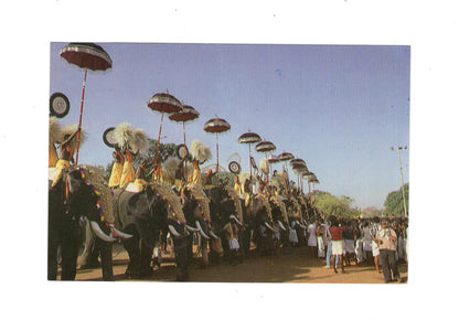 Ansichtskarte Trichur Pooram - Temple Festuval / Kerala / Indien