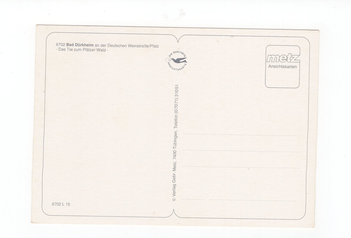 Ansichtskarte Bad Dürkheim  / Pfalz