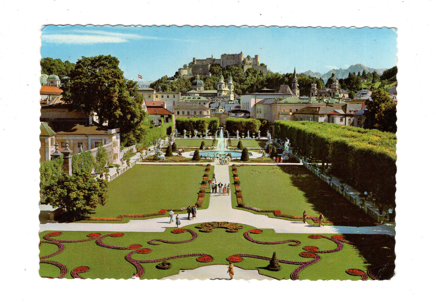 Ansichtskarte Salzburg / Mirabellengarten / Österreich