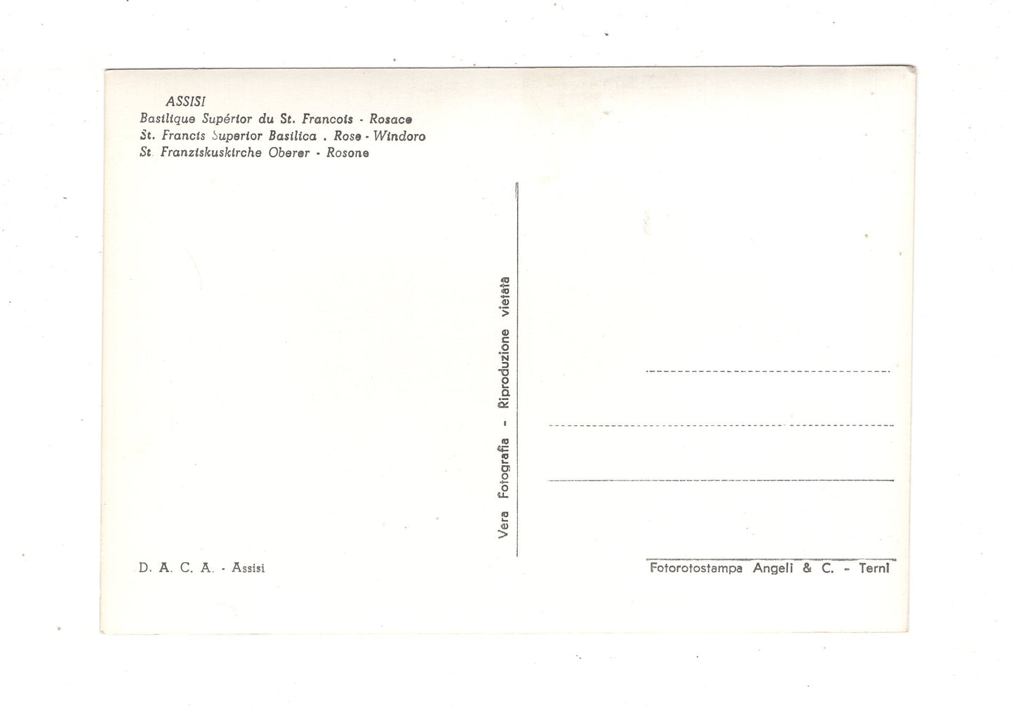 Ansichtskarte Assisi / Basilica Superiore di S. Francesco / Italien / N1-57