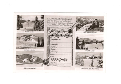 Ansichtskarte Kemptener Naturfreundehaus / Horn bei Immenstadt