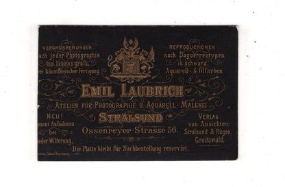 Fotografie Niedliche kleine Mädchen - Stralsund 1880er