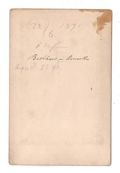 Fotografie Bruxelles Brüssel / Kongress-Säule - 1870er / CAB V-20