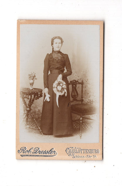 Fotografie Feines junges Mädchen - Charlottenburg 1890er