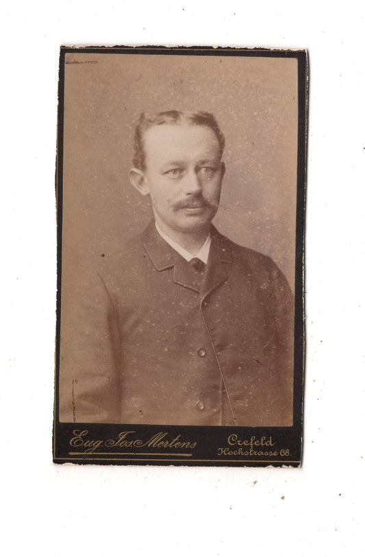 Fotografie Herrenportrait - Krefeld 1880er