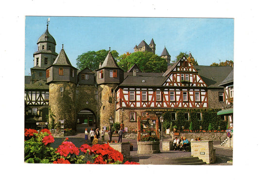 Ansichtskarte Braunfels an der Lahn / Marktplatz