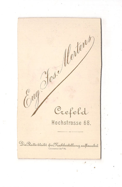 Fotografie Herrenportrait - Krefeld 1880er