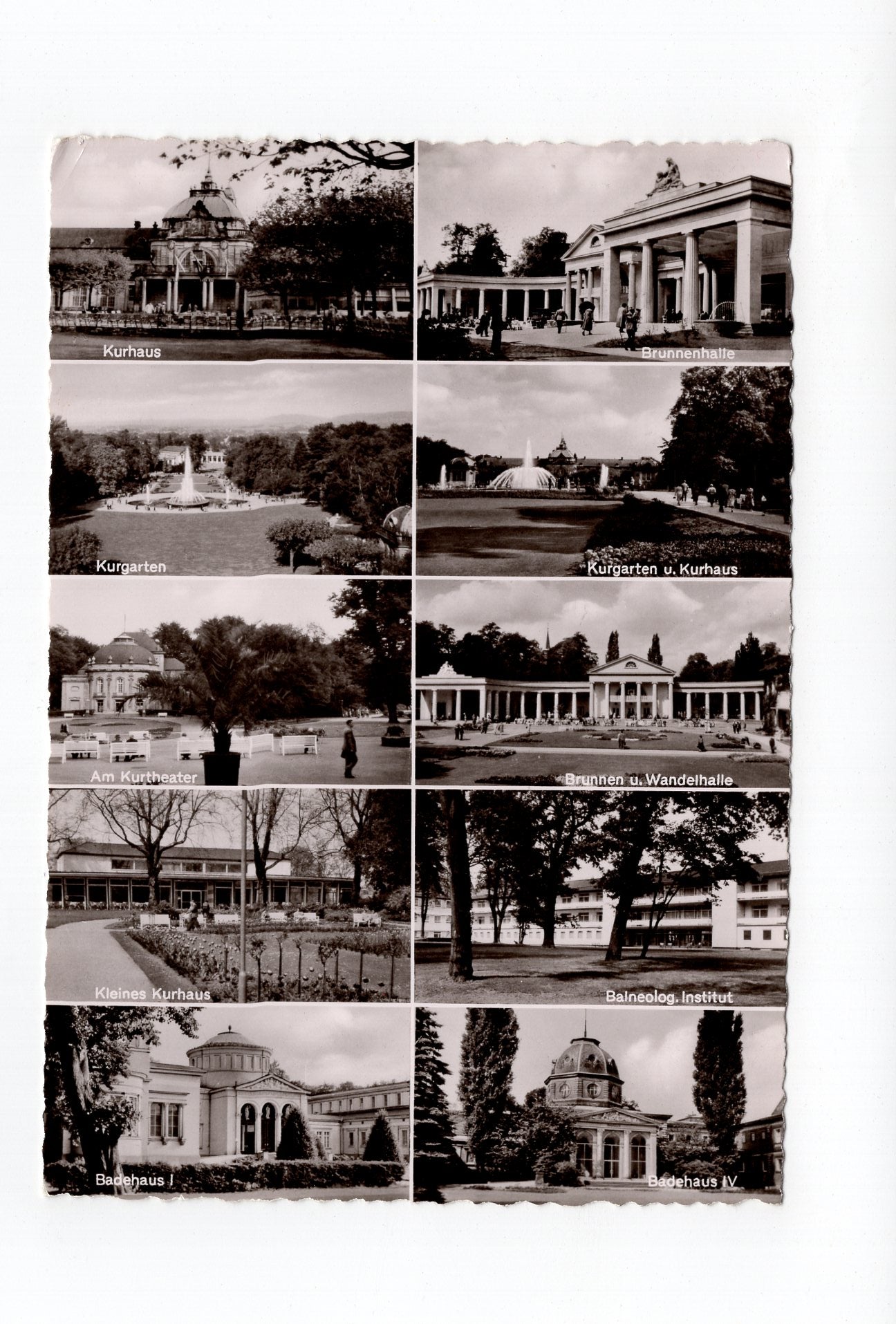 Ansichtskarte Bad Oeynhausen / Brunnen und Wandelhalle +++