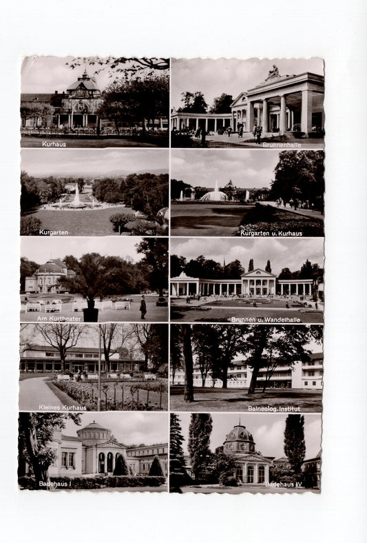 Ansichtskarte Bad Oeynhausen / Brunnen und Wandelhalle +++