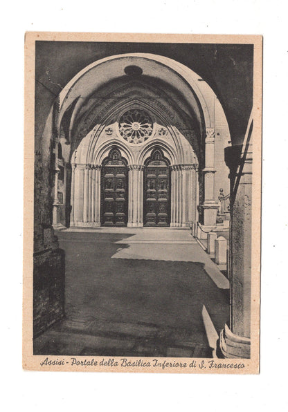 Ansichtskarte Assisi / Basilica Inferiore di S. Francesco / Italien / N1-57