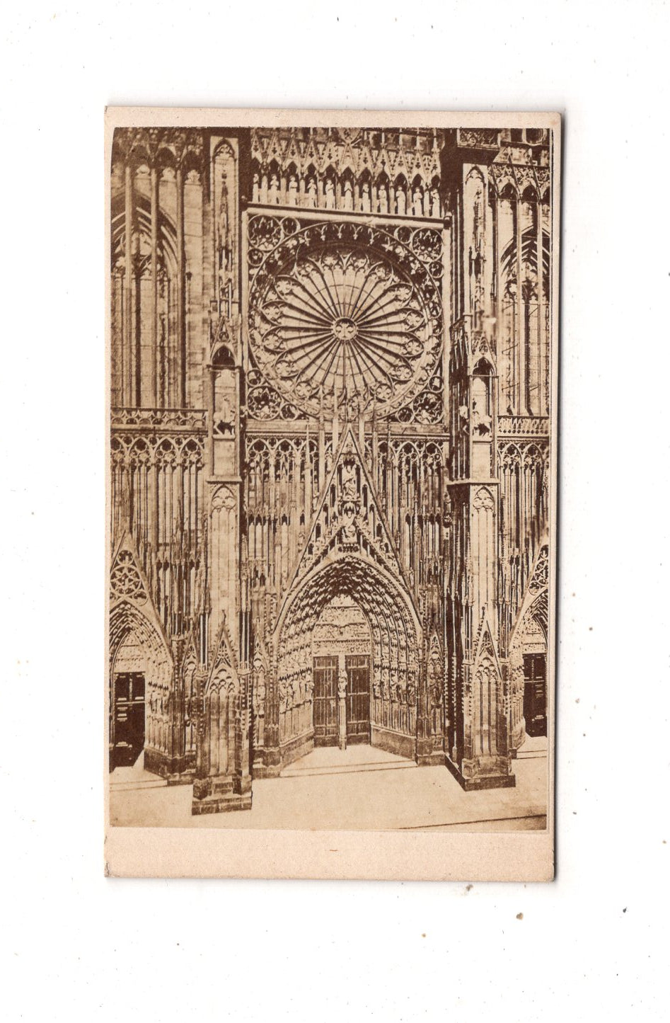 Fotografie Münster von Straßburg - 1870er