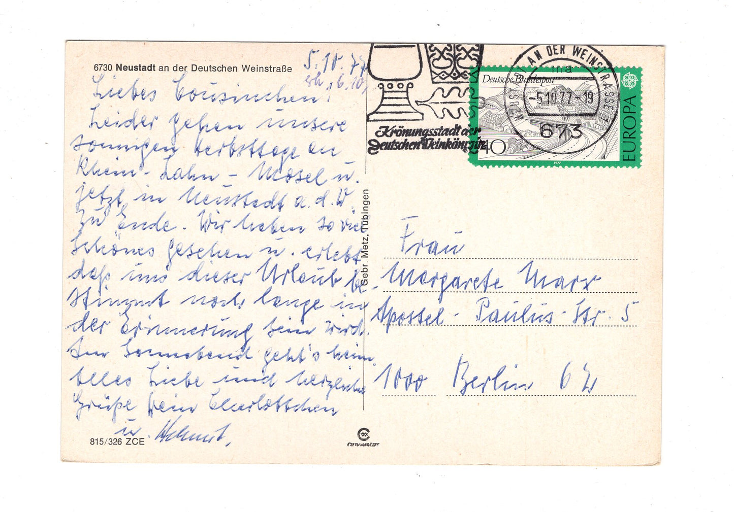 Ansichtskarte Neustadt an der Weinstraße / I1-62