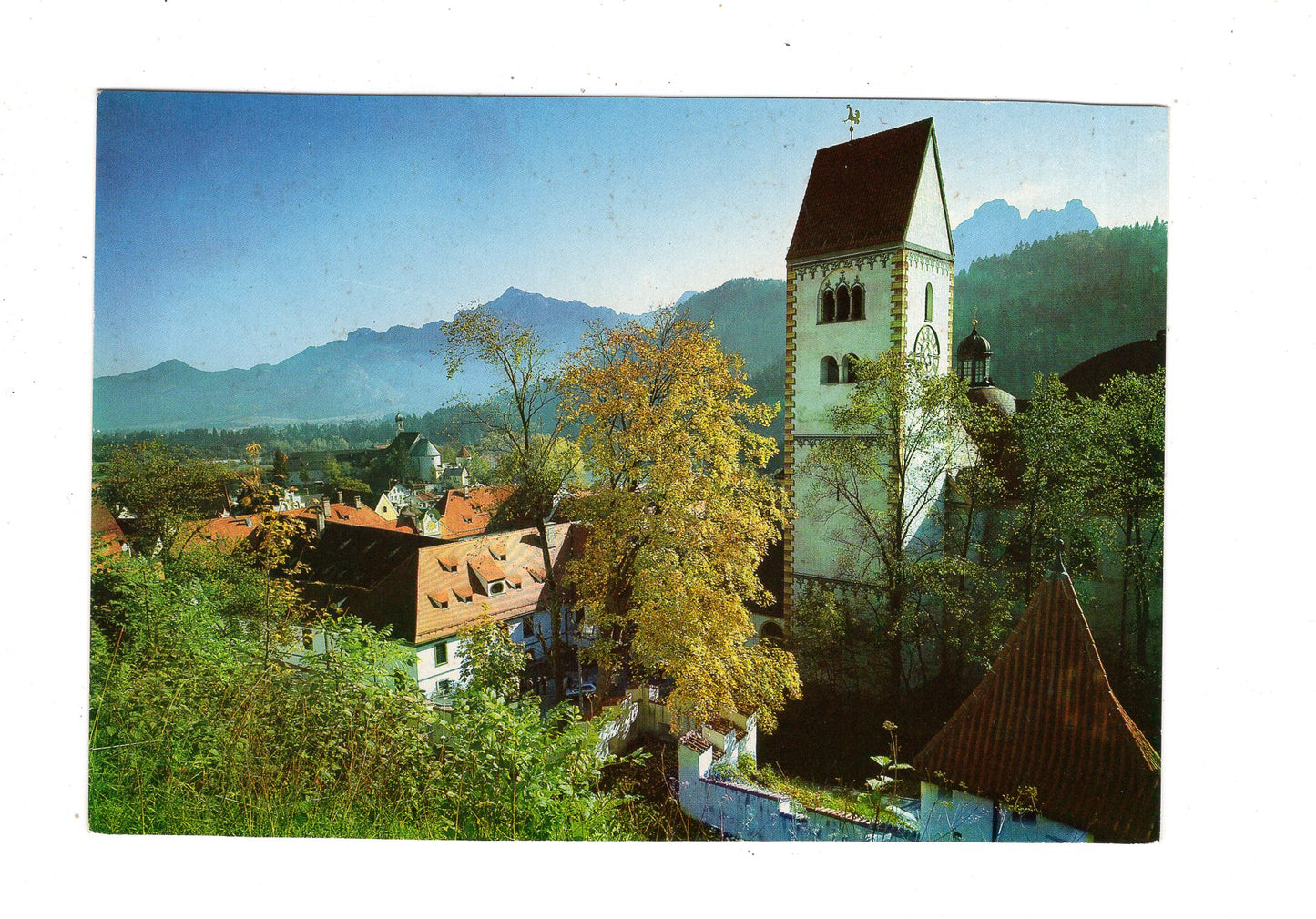 Ansichtskarte Füssen im Ostallgäu / Blick vom Hohen Schloss / M1-55
