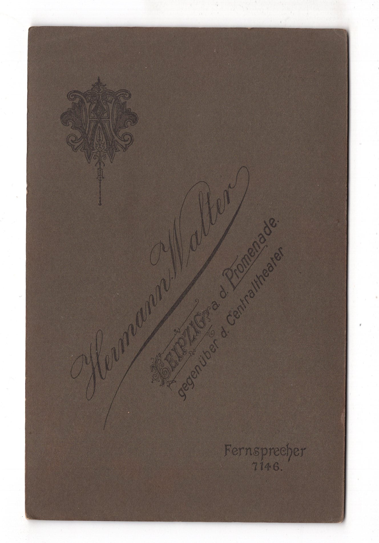 Fotografie Feines Paar - Leipzig um 1900 / CAB X-22