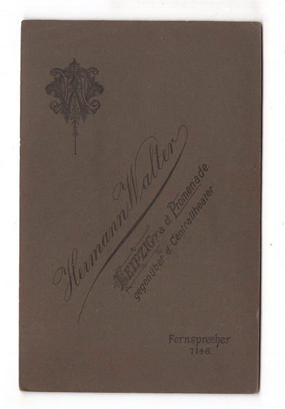 Fotografie Feines Paar - Leipzig um 1900 / CAB X-22