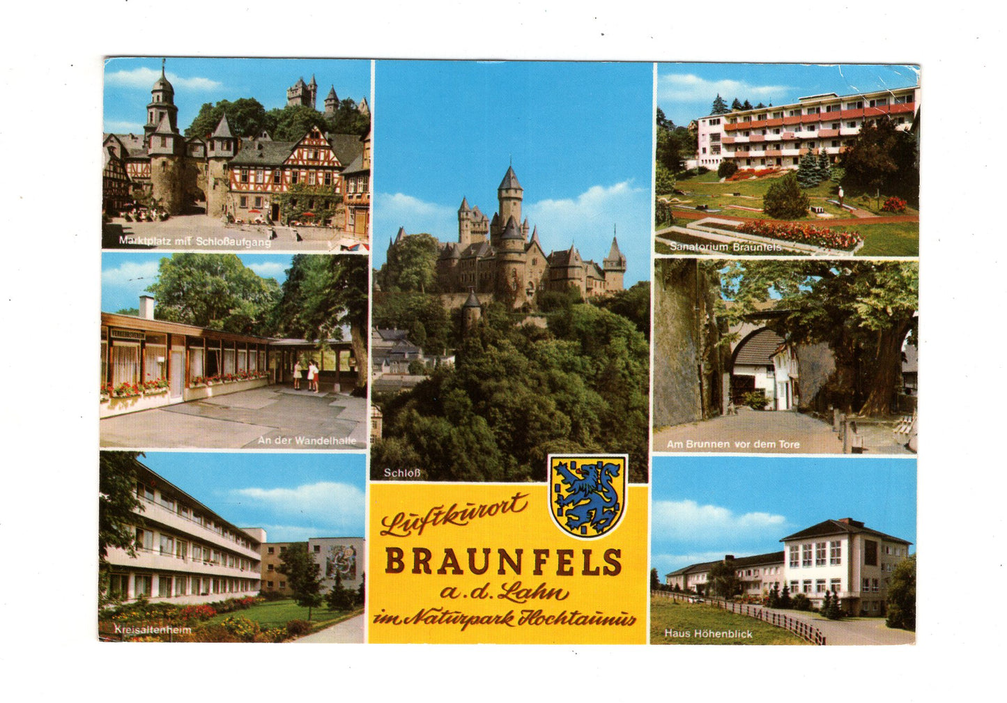 Ansichtskarte Braunfels an der Lahn / Haus Höhenblick +++
