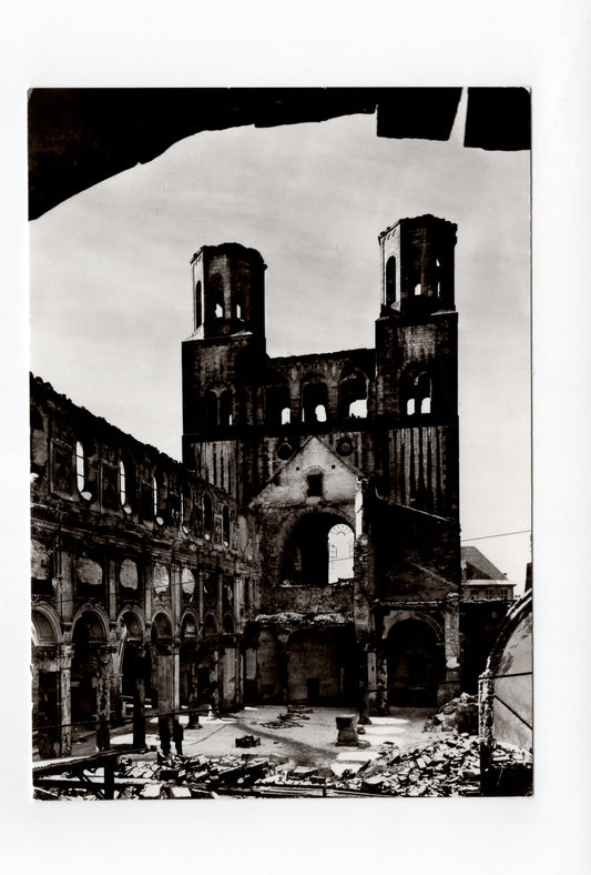 Ansichtskarte Hildesheim / Mariendom nach der Zerstörung 1945