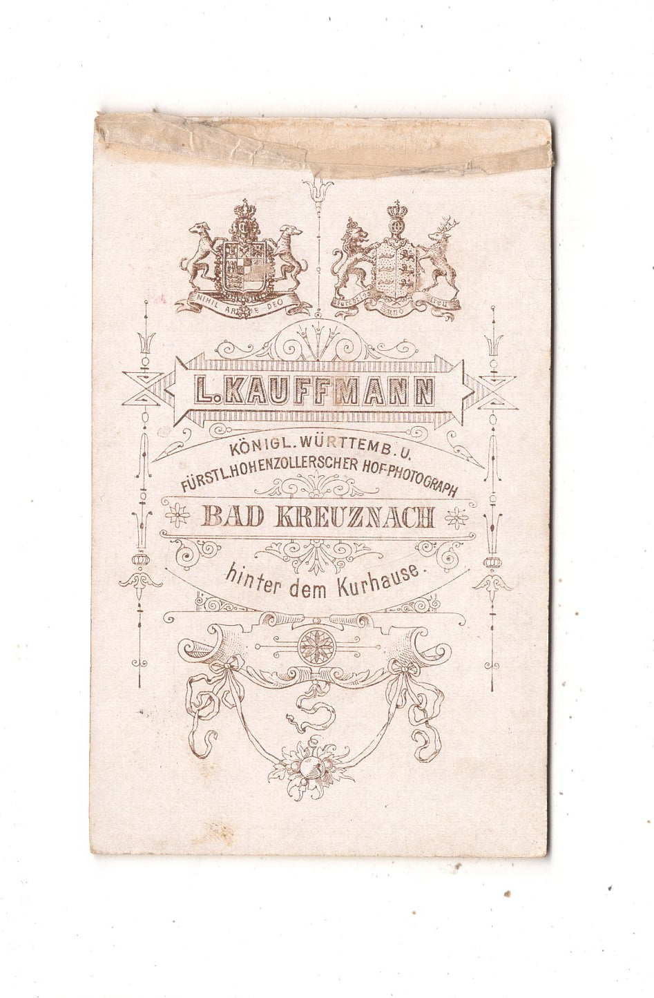 Fotografie Feines junges Mädchen - Bad Kreuznach 1890er