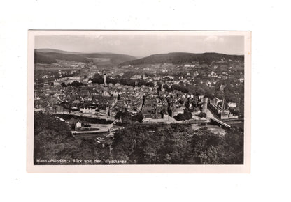 Ansichtskarte Hann. Münden / Blick von der Tillyschanze / J1-58
