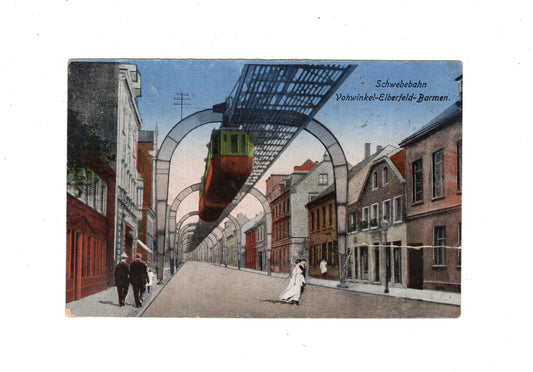 Ansichtskarte Schwebebahn Vohwinkel-Elberfeld-Barmen
