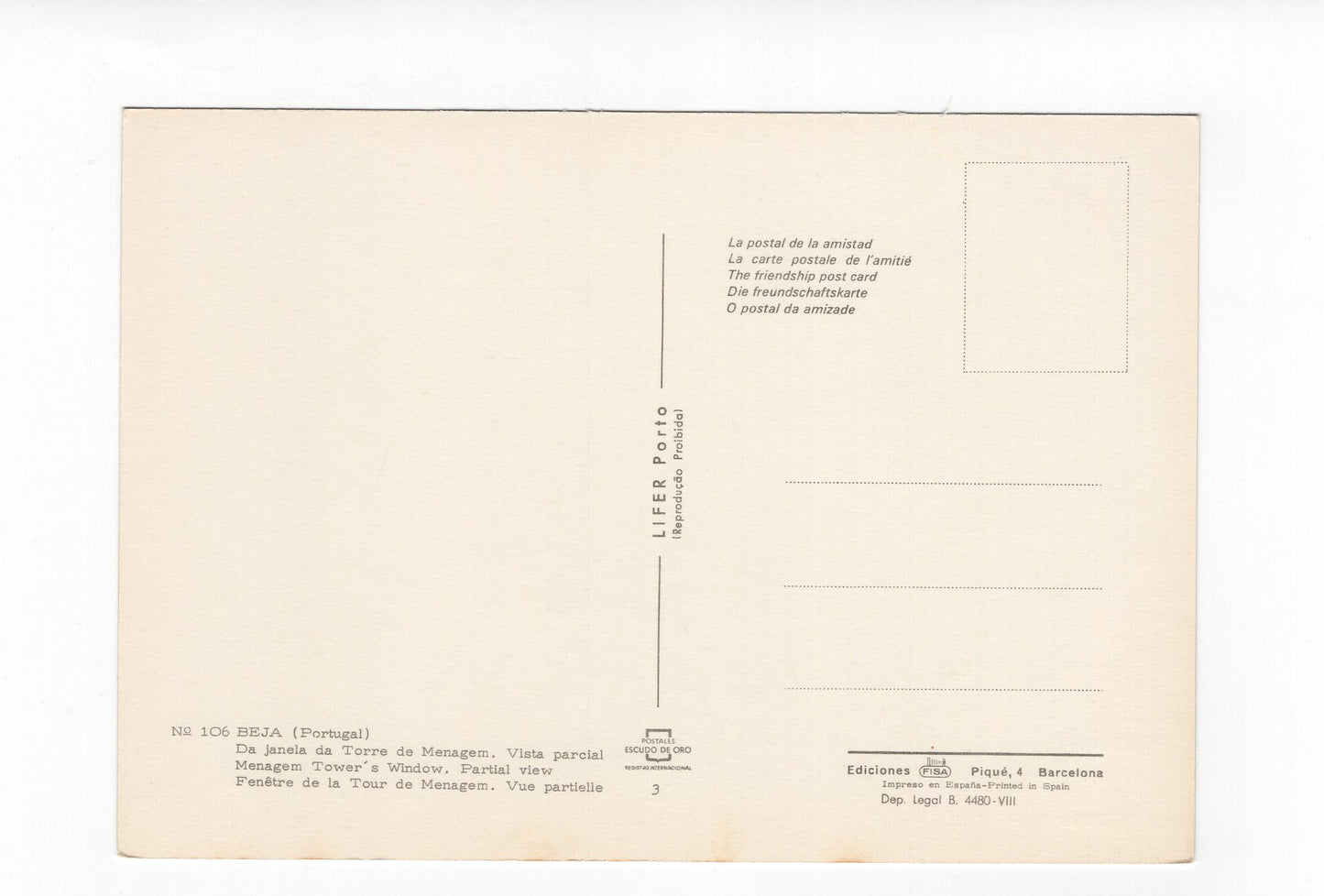 Ansichtskarte Beja / Portugal