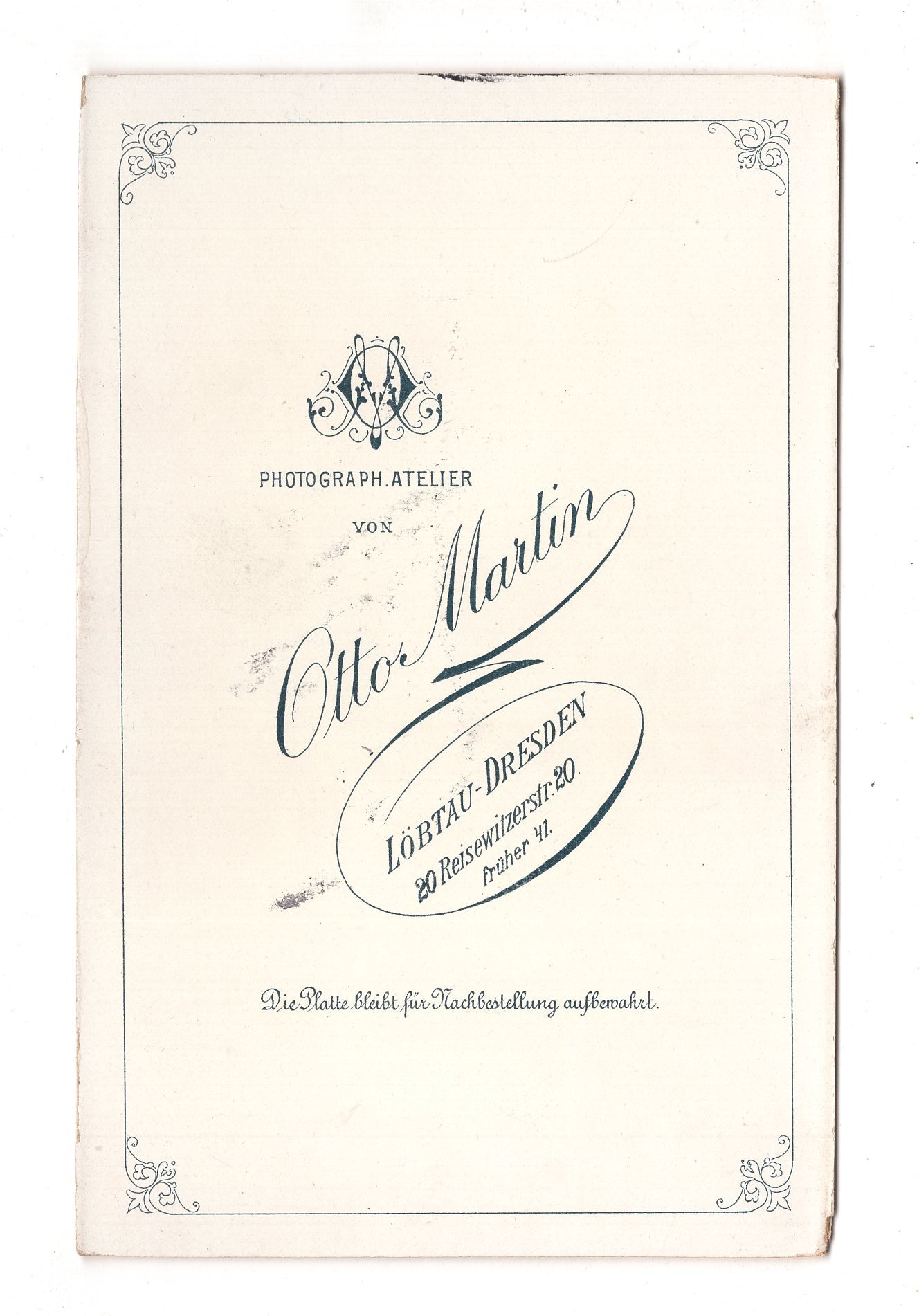 Fotografie Feines Paar - Dresden-Löbtau 1890er / CAB X-22