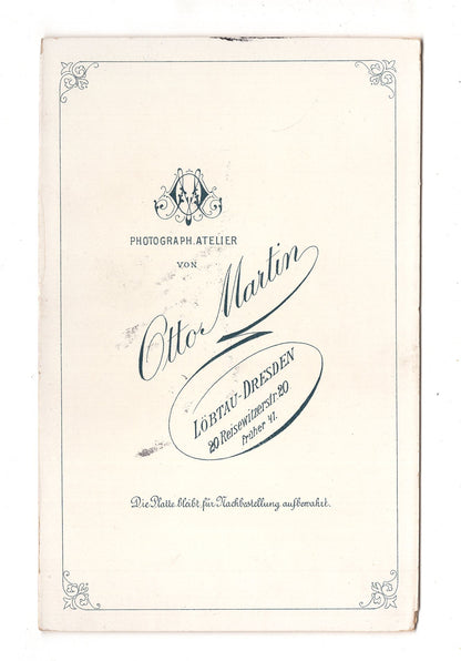 Fotografie Feines Paar - Dresden-Löbtau 1890er / CAB X-22