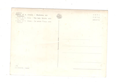 Ansichtskarte Assisi / Ciesa di S. Chiara / Italien / N1-57