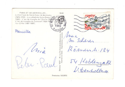 Ansichtskarte Paris / Frankreich