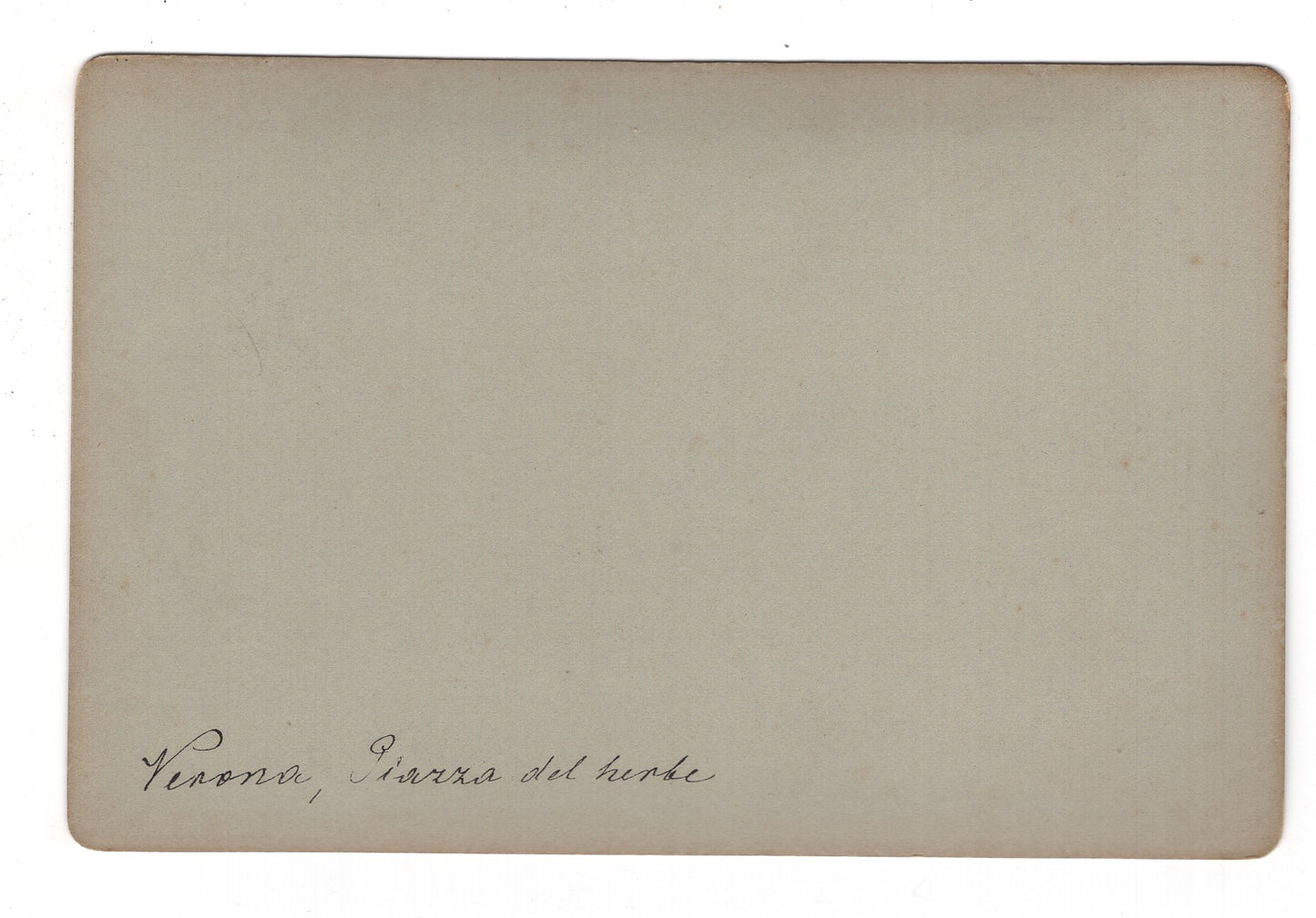 Fotografie Verona / Piazza del Erbe / Italien - 1870er / CAB V-20