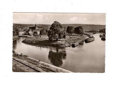 Ansichtskarte Hann. Münden / Wo Werra und Fulda sich küssen / J1-58