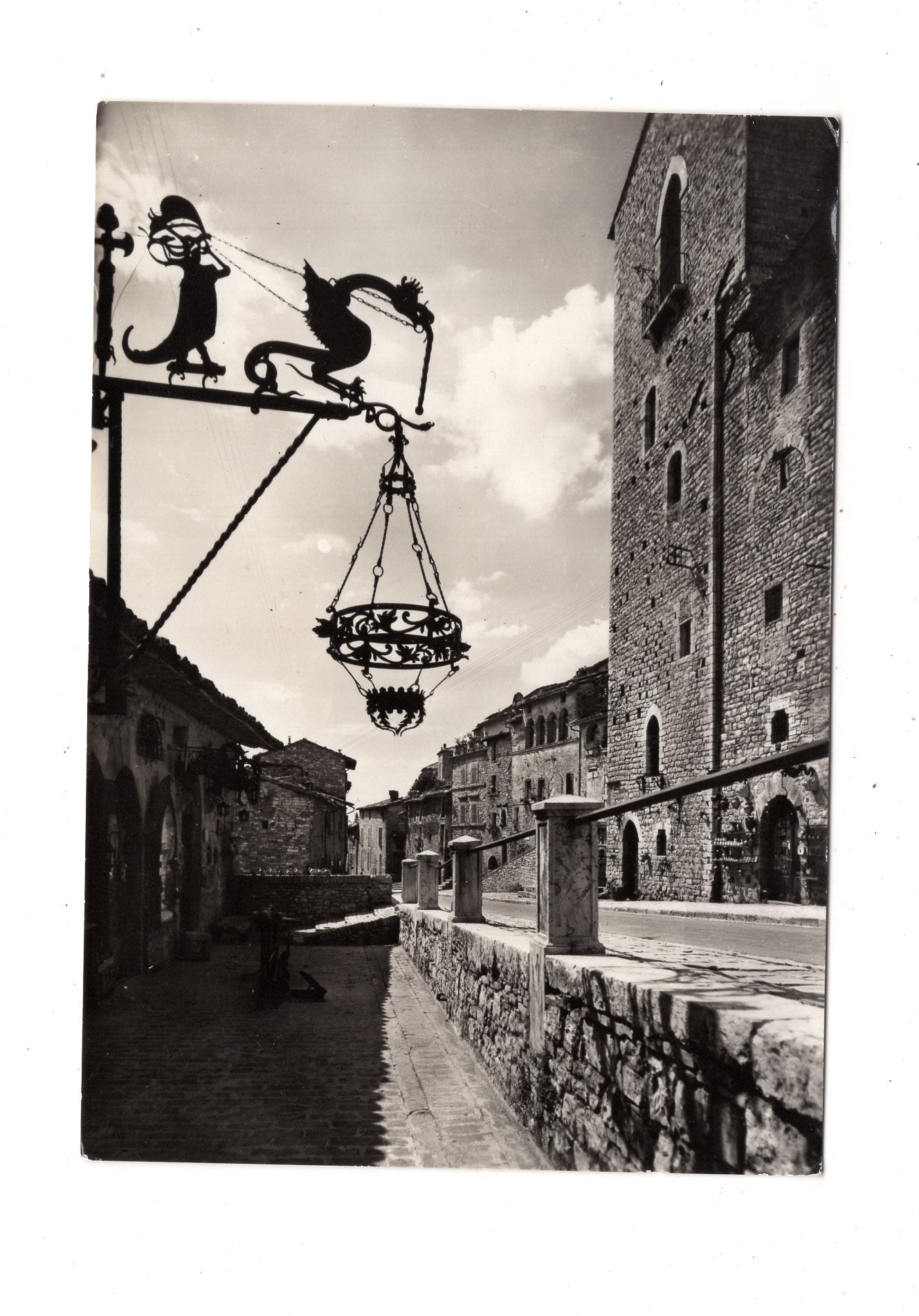 Ansichtskarte Assisi / Via Fontebella / Italien / N1-57