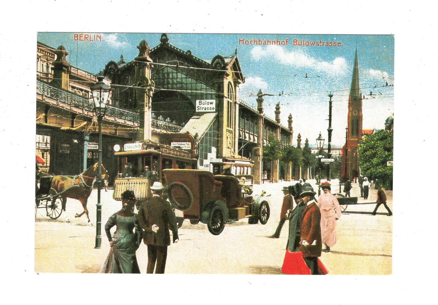 Ansichtskarte Berlin / Hochbahnhof Bülowstraße / K1-51