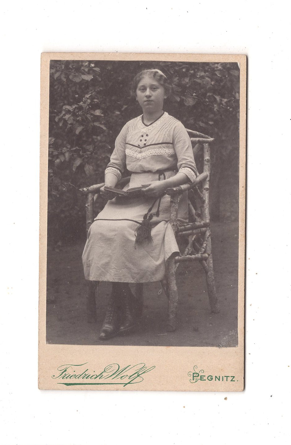 Fotografie Feines junges Mädchen - Pegnitz 1910er