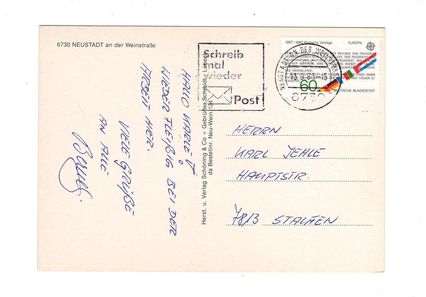 Ansichtskarte Neustadt an der Weinstraße / I1-62