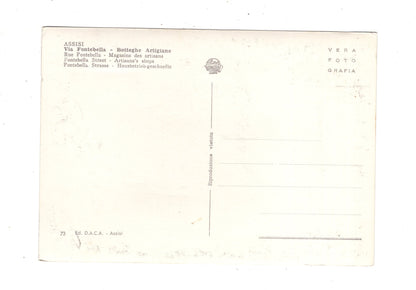 Ansichtskarte Assisi / Via Fontebella / Italien / N1-57