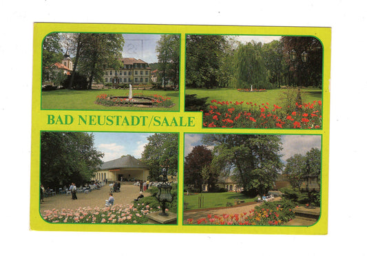 Ansichtskarte Bad Neustadt an der Saale / Kurgarten