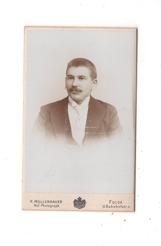Fotografie Herrenportrait - Fulda 1890er
