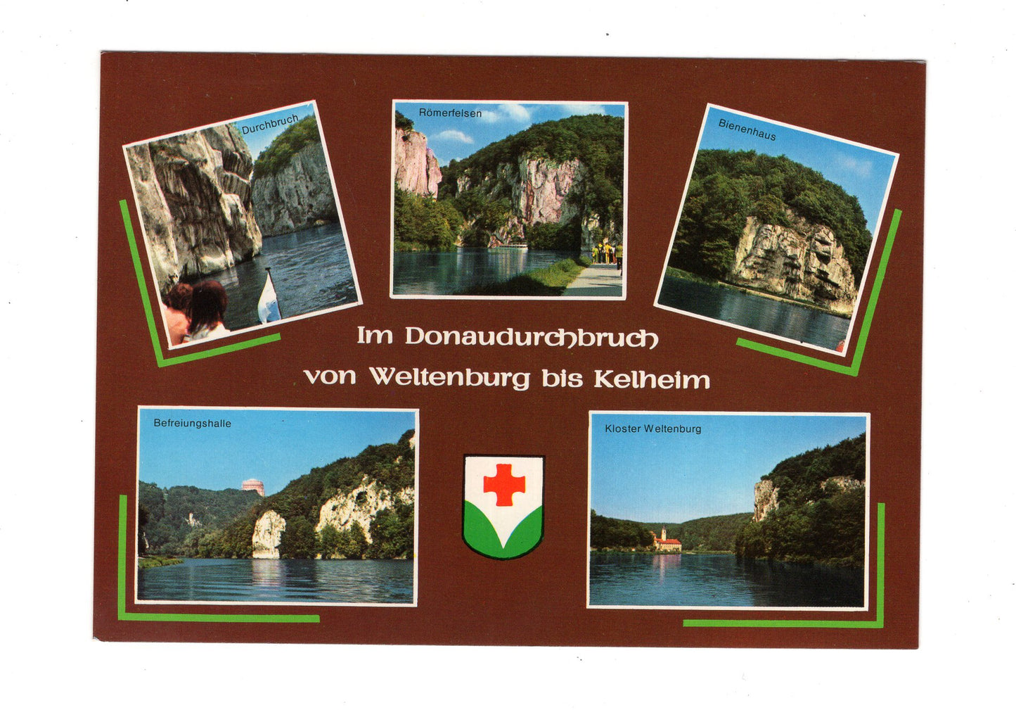 Ansichtskarte Im Donaudurchbruch von Weltenburg bis Kelheim