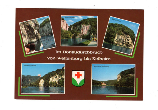 Ansichtskarte Im Donaudurchbruch von Weltenburg bis Kelheim