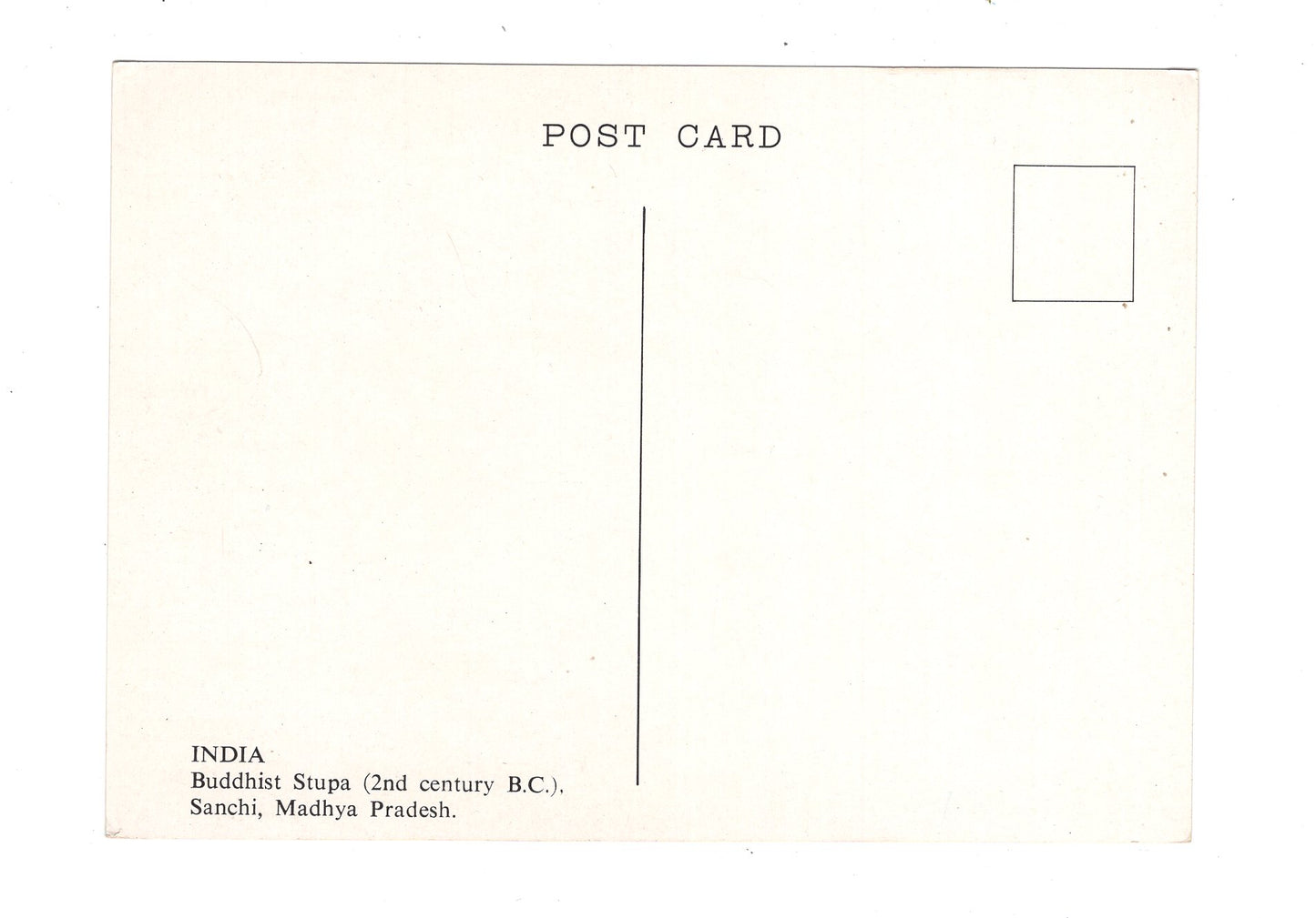 Ansichtskarte Buddhist Stupa / Sanchi / Madhya / Pradesh / Indien