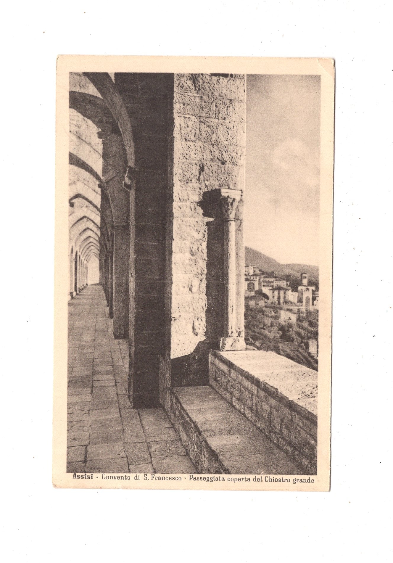 Ansichtskarte Assisi / Convento di S. Francesco / Italien / N1-57