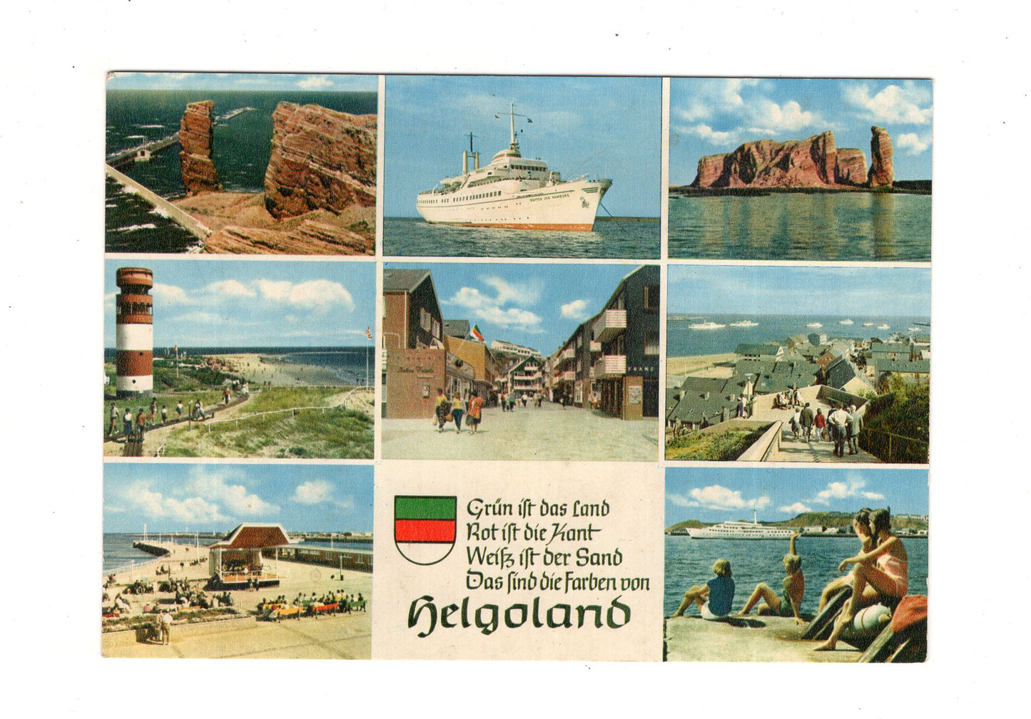 Ansichtskarte Insel Helgoland