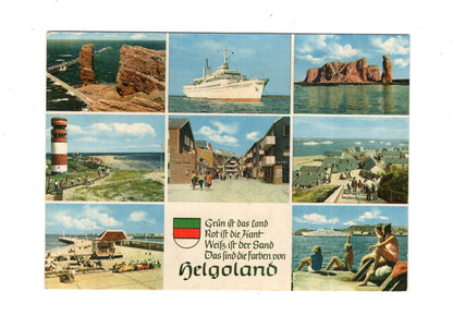Ansichtskarte Insel Helgoland