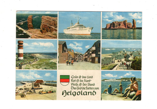Ansichtskarte Insel Helgoland
