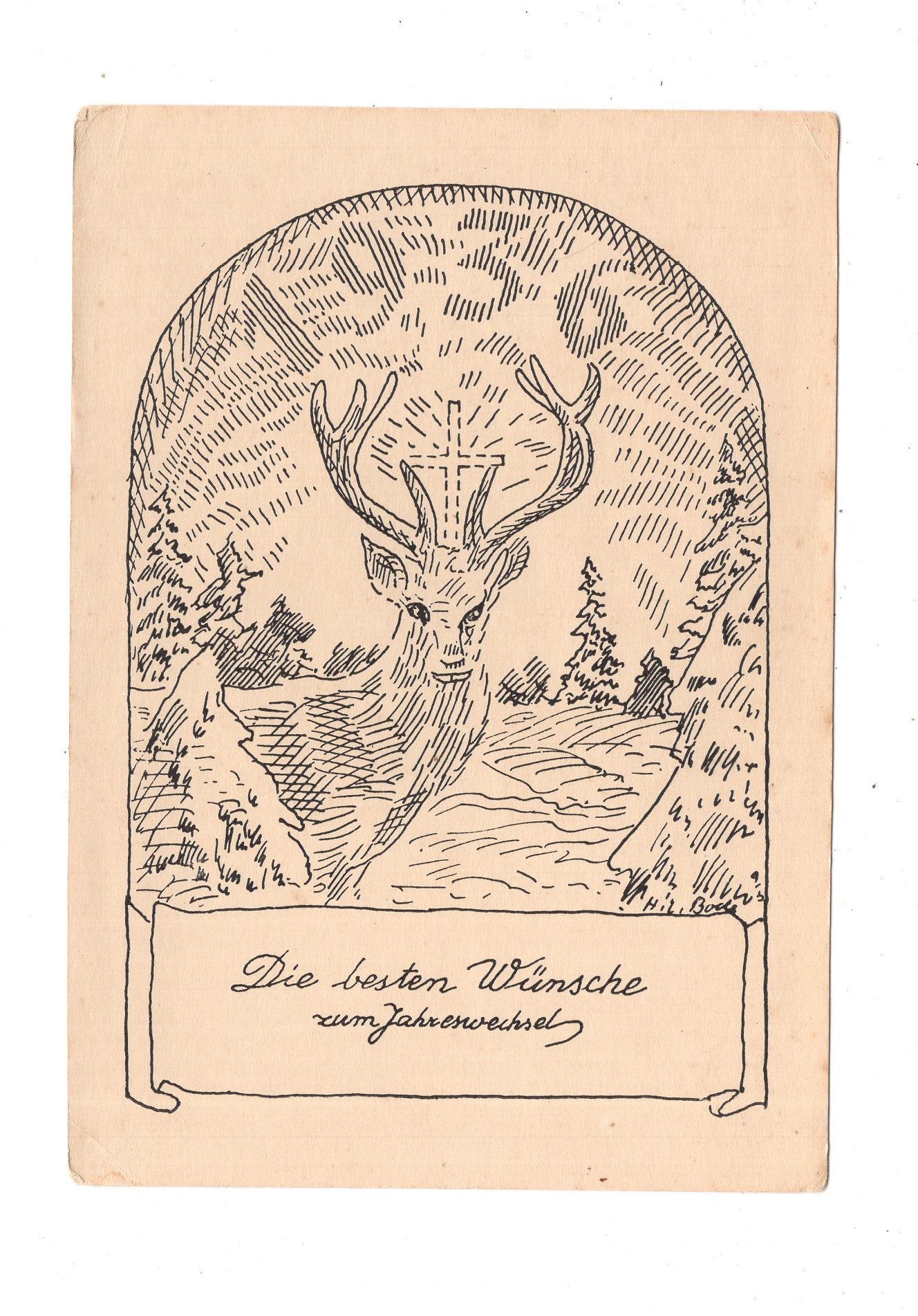 Ansichtskarte Feiertage / Frohes neues Jahr / K1-69