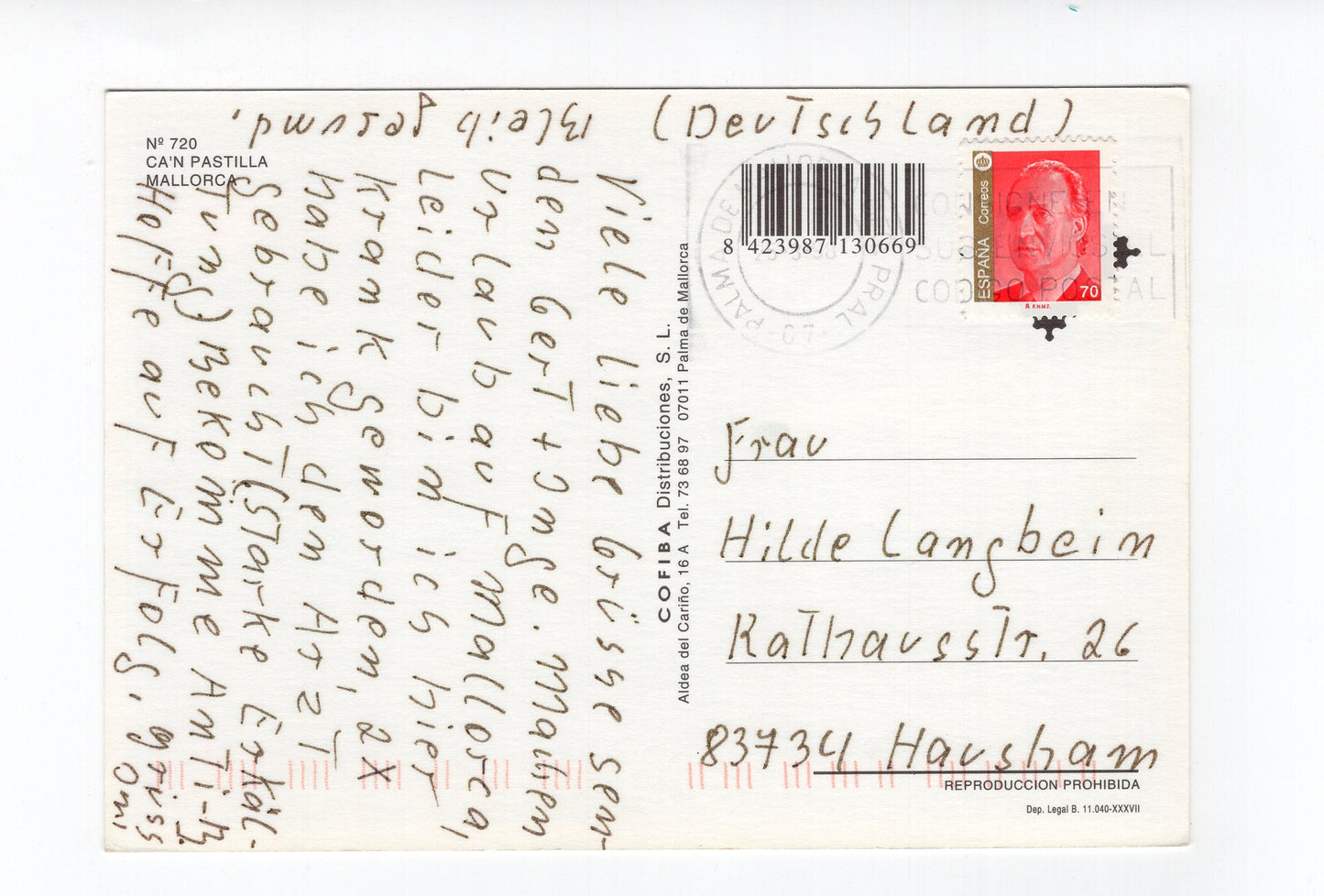 Ansichtskarte Mallorca / Spanien