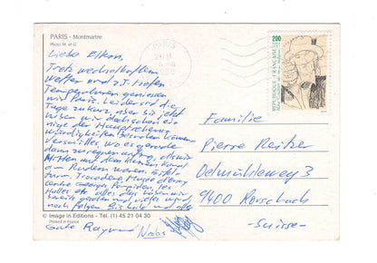 Ansichtskarte Paris / Montmartre / Frankreich