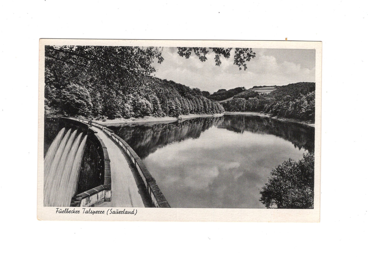 Ansichtskarte Fuelbecker Talsperre / Sauerland